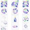 12 Pack Meditation Chakra Posters, Inspirational Yoga Poster for Wall Decor (12x12 Inch)